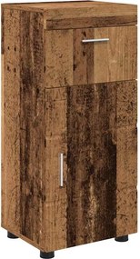 vidaXL Fürdőszobai Szekrény Szett TULUM Öreg fa 37 x 31,5 x 82 cm