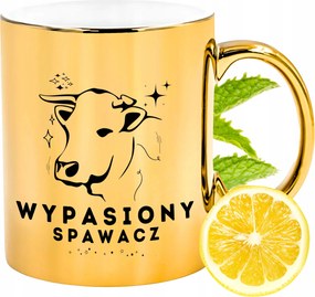 Arany fényes bögre Hegesztőnek Ajándék Nyomtatott Fotóval