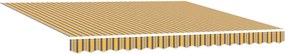 Behúzható napellenző Sokszínű 400 × 300 cm Poliészter és acél