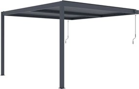 G21 Trenton 4x4 m bioklimatikus pergola, antracit alumínium
