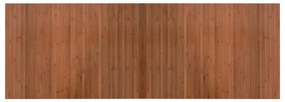 négyszögletű barna bambusz szőnyeg 70 x 200 cm