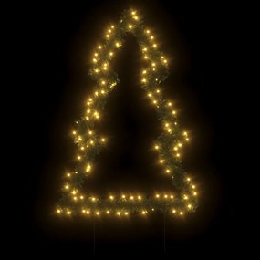 karácsonyi fa fénydekoráció cövekkel 115 LED 90 cm