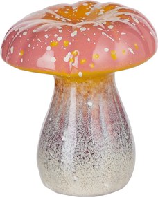 ENCHANTED FOREST kerámia dekoráció, gomba 10 cm