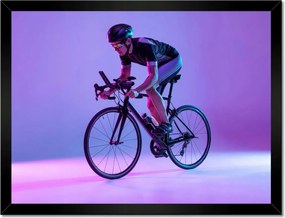 Poszterek keretben 40x30 Kollázs Kerékpározás