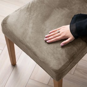 Szürkésbézs gumis szék huzat szett 4 db-os 48 cm Sento – Restilo