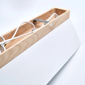 Mennyezeti lámpa ESME 5xE27/15W/230V fehér/tölgy