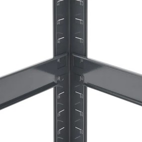 Juskys Sarokpolc - 160x75x40-75 cm - szürke