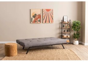 Kétüléses, kihúzható BAKU kanapé, szürke
