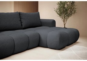 Sarokkanapé Ombre (J) (fekete + fekete). 1099478