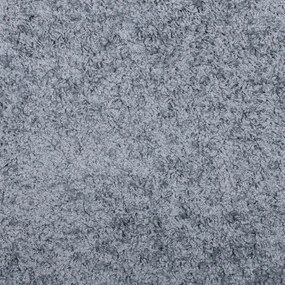 PAMPLONA kék magas szálú bolyhos modern szőnyeg 200 x 200 cm