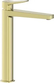 Kfa Mosdó Csaptelep Klikk-klak Leeresztővel Malaga Arany Szálcsiszolt Pvd