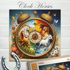 Az idő vágtája fa puzzle