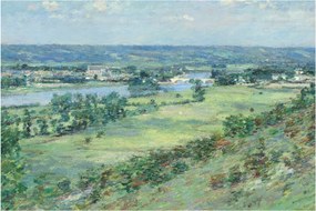 Kép - Theodore Robinson, The Valley of the Seine, From the Hills of Giverny, reprodukciók (90x60 cm)