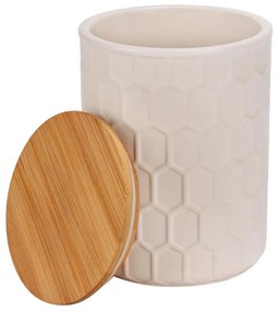 WENKO 54222100 - MAYA tárolódoboz 13x17 cm fehér/barna