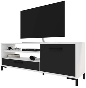 Tv szekrény/asztal Cascade (fehér + fekete). 1098742