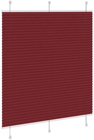 pliszírozott redőny Bordeaux piros 115x150 cm szövetszélesség