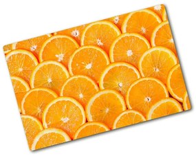 Edzett üveg vágódeszka Narancs szeletek pl-ko-80x52-f-82047146