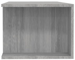 szürke sonoma színű TV-szekrény LED-lámpákkal 135 x 39 x 30 cm