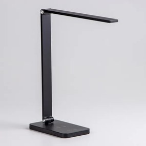 Brilagi - LED érintéses asztali lámpa, dimmelhető, vezeték nélküli QI töltéssel, LED/7W/5V, 3000/4000/6000K, fekete