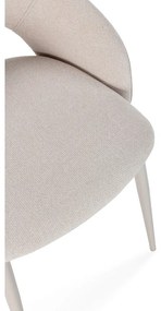 Bézs kárpitozott étkezőszék szett 2 db-os Lia – Marckeric