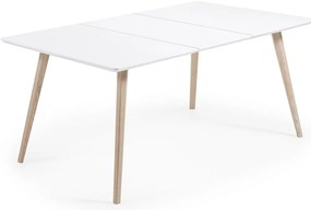 Bővíthető étkezőasztal hosszabbító asztallappal 90x140 cm Eunice – Kave Home