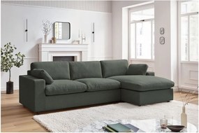 Zöld sarokkanapé Belair – Bobochic Paris