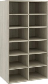 vidaXL sonoma tölgy színű szerelt fa cipőtartó 54 x 34 x 100,5 cm