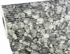 Fürdőszobaszőnyeg Méret Méteres Szőnyeg Szürke Kövek 130x65 cm