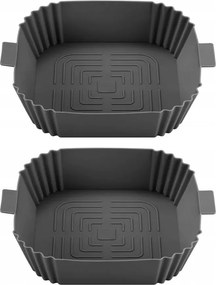 2 Db-os Zsírmentes Airfryer Olajsütő Szilikon Betét Szett