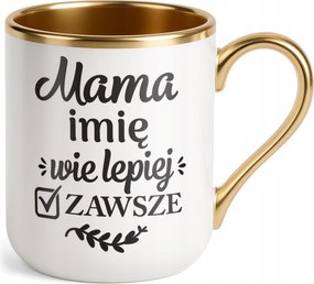 Prémium Bögre Arany Személyre szabott Anyák napja Anyák napjára Ajándék