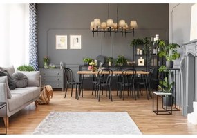 Searchlight 30690-8BK - Csillár láncon GOTHIC 8xE14/60W/230V fekete