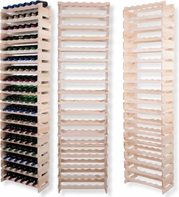 Bortartó állvány moduláris palacktartó 18x6 Építs úgy, mint az építőkockák szerszámok nélkül