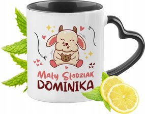 Fekete Bögre Szív Alakú Füllel Dominikának Ideális Ajándék