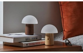 Natúr színű szabályozható asztali lámpa üveg búrával (magasság 13 cm) Alice – Gingko