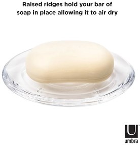 Műanyag szappantartó Droplet – Umbra