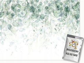 Fotótapéta Levelek Zöld Természet Lógó Hálószoba Nappali Tapéta 250x175