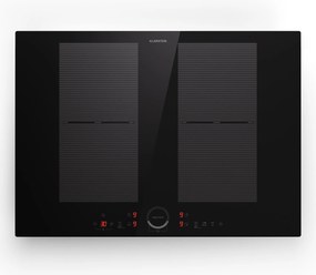 Klarstein Delicatessa 70 Flex, beépíthető indukciós főzőlap, 4 zóna, 7000 W, üvegkerámia