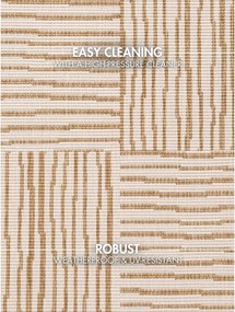 Krémszínű-natúr színű kültéri-beltéri szőnyeg 200x300 cm Haringey Nightingale – Ted Baker