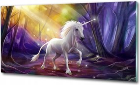 Fotó-kép edzett üveg Unikornis 100x70
