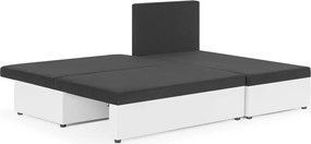 ROLO Kinyitható sarokkanapé Granatowy-granatowy