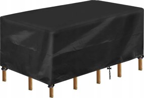 Kerti bĂștor huzat vĂzĂĄllĂł 170x94x70cm Fekete