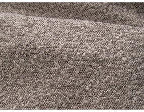 Világosszürke kárpitozott ágyneműtartós franciaágy ágyráccsal 140x200 cm Simon Darren – Micadoni