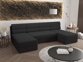 Sarok ülőgarnitúra U Radiant U1 (fekete). 1057499