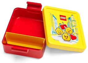 Iconic sárga-piros uzsonnásdoboz és kulacs szett - LEGO®