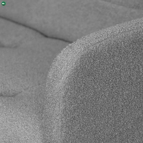 Sofa Rozkładana TIVOLI Szara Boucle