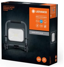 Ledvance - LED Dimmelhető reflektor WORKLIGHT BATTERY LED/20W/5V IP54