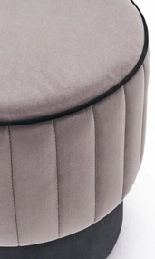 Rose Puf Grey zsámoly