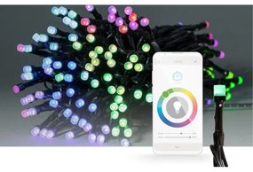 Nedis WIFILX01C84 - LED RGB Kültéri lánc 84xLED/8 funkció 13m IP65 Wi-Fi Tuya