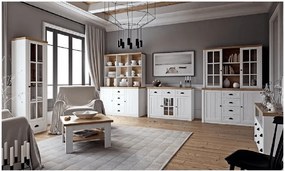 Dohányzóasztal, sosna Andersen/tölgy lefkas, PROVANCE