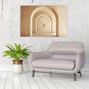 Kép - Bézs átjáró (90x60 cm)